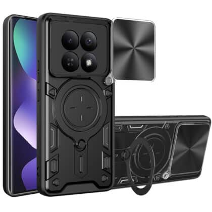 Techsuit CamGuard Pro - θήκη για Xiaomi Redmi Note 15 / 5G Poco M8 - Μαύρο