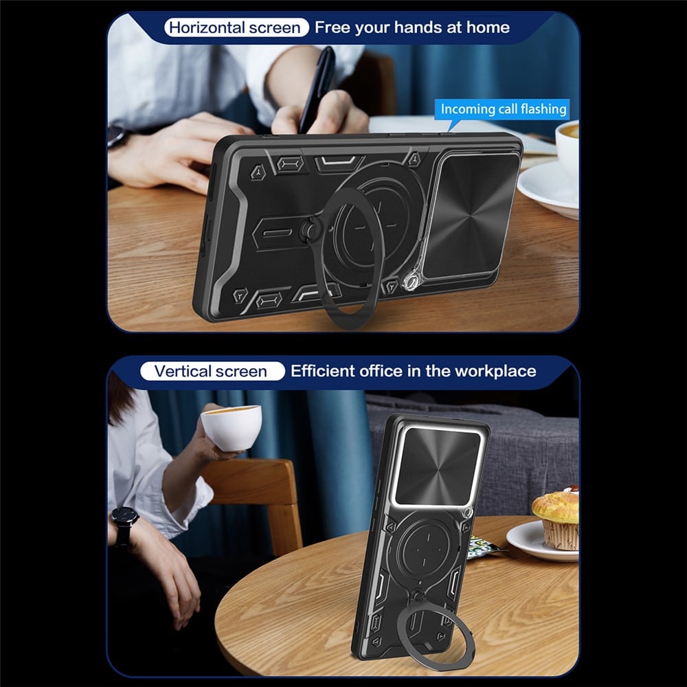 Techsuit CamGuard Pro - θήκη για Xiaomi Redmi Note 15 / 5G Poco M8 - Μαύρο - Image 4
