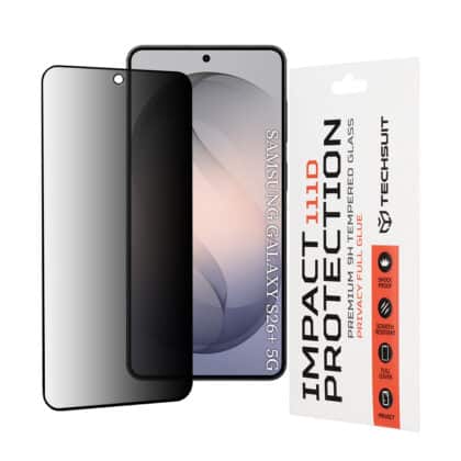 Techsuit - 111D Πλήρης Κόλλα Απορρήτου - Samsung Galaxy S26 Plus - Μαύρο