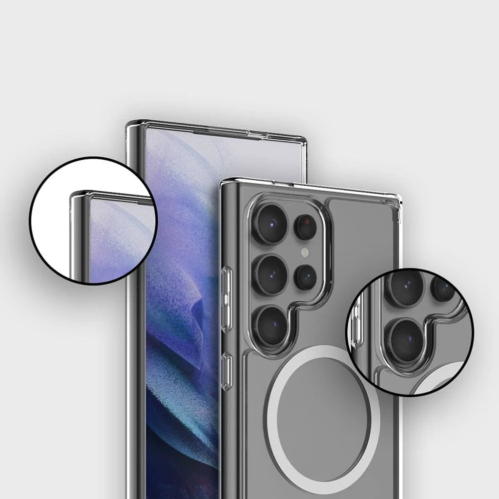 Blueo - Κρυστάλλινη αντι-πτώση σειρά MagSafe - Samsung Galaxy S26 Plus - Διαφανές - Image 6