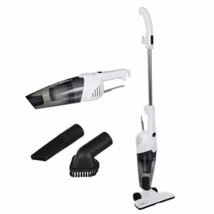 Deerma - Ηλεκτρική σκούπα με καλώδιο (DX118C) - 15000Pa, 600W, 86dB, 1,2l, Τριπλό φιλτράρισμα, Μήκος καλωδίου 5m, Αυτοστηριζόμενη - Λευκή