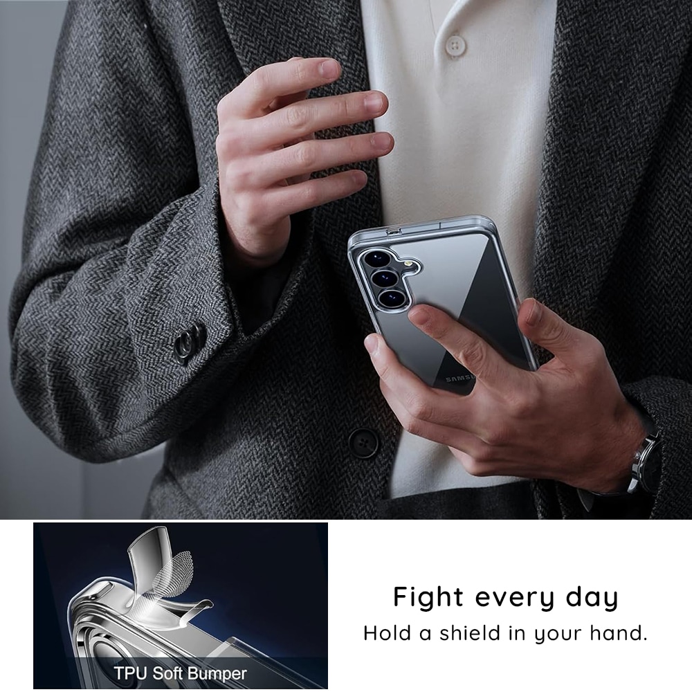 Blueo - Σειρά Crystal+ Anti-Drop - Samsung Galaxy S26 Plus - Διαφανές - Image 3