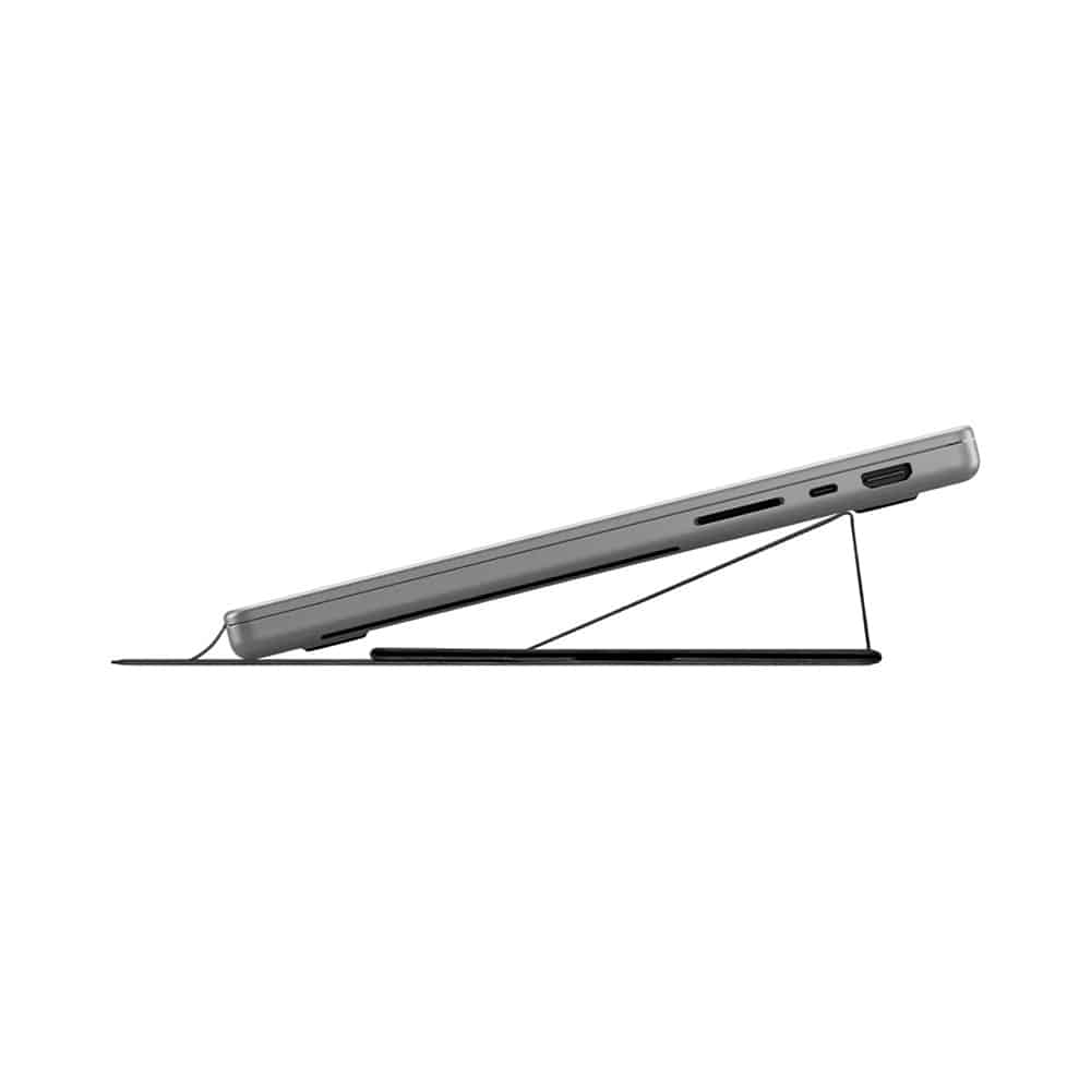 Spigen - Λεπτή βάση φορητού υπολογιστή LD201-S8 (AMP11117) - Πτυσσόμενη, λεπτή, σταθερή, αντιολισθητική, αντικολλητική, έως 16" - Μαύρη - Image 4