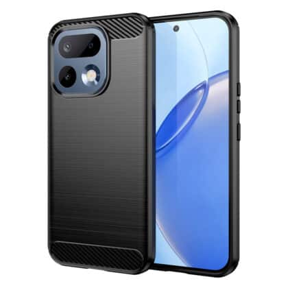 Techsuit Carbon Silicone - θήκη για Realme 16 Pro - Μαύρο