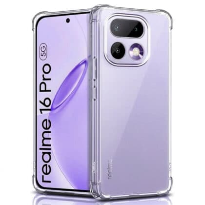 Techsuit Shockproof Clear Silicone - θήκη για Realme 16 Pro - Διάφανο