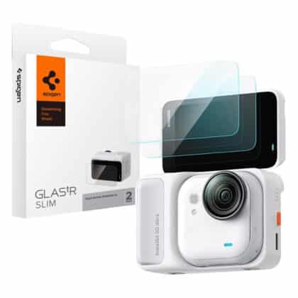Spigen - (2 τεμάχια) Glas.tR Λεπτή Οθόνη, Πίσω Οθόνη (AGL11171) - Insta360 Go Ultra - Διαφανής