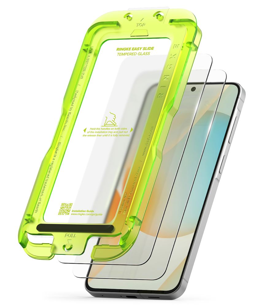 RINGKE EASY SLIDE 2-PACK ΑΠΟ ΣΚΛΗΡΟ ΓΥΑΛΙ ΓΙΑ GALAXY A57 5G ΔΙΑΦΑΝΕΣ - Image 2