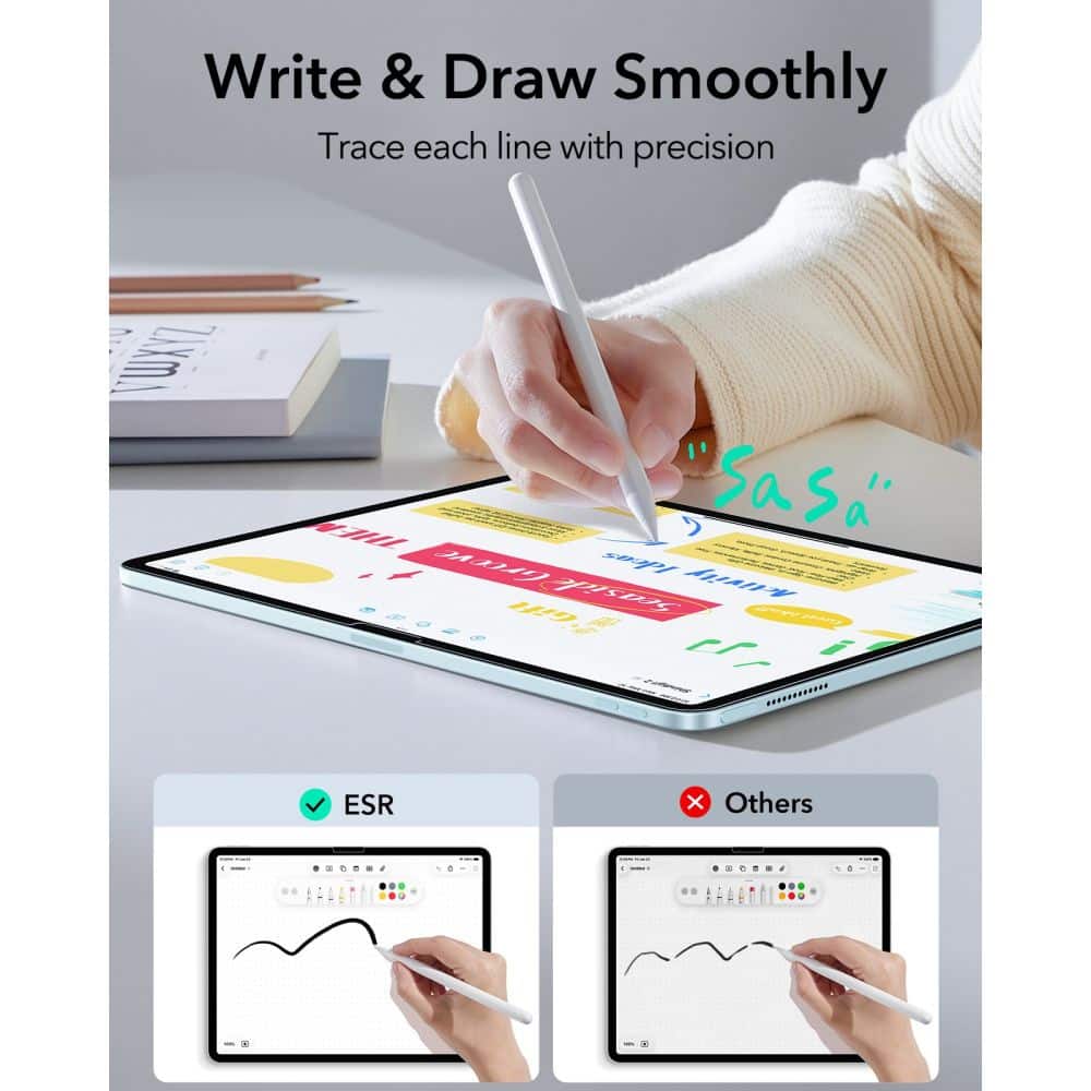 ESR Paper Feel - θήκη για Apple iPad Air 13 (2024) / (2025) (2026) - Διάφανο - Image 4