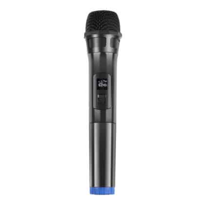 Ασύρματο δυναμικό μικρόφωνο UHF PULUZ PU628B 3.5mm (μαύρο)