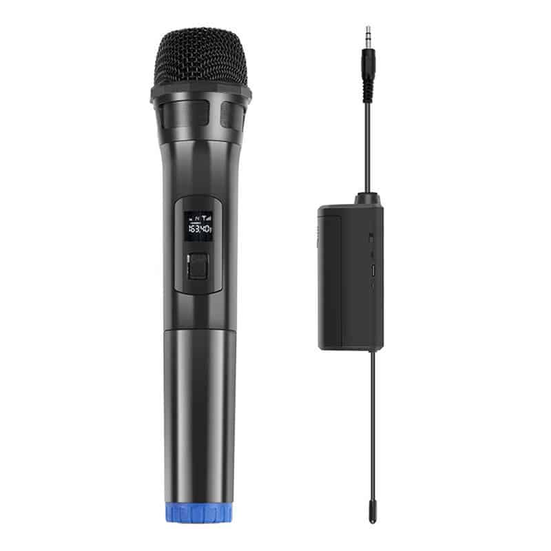 Ασύρματο δυναμικό μικρόφωνο UHF PULUZ PU628B 3.5mm (μαύρο) - Image 2