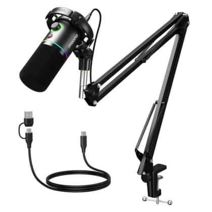 Δυναμικό μικρόφωνο Maono PD200XS σε μαύρο χρώμα