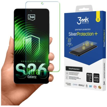 Αντιμικροβιακή μεμβράνη 3MK SilverProtection+ για Samsung Galaxy S26 Ultra