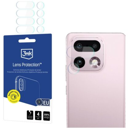 Προστατευτικό γυαλί φακού κάμερας 3MK για Realme 16 Pro+ 5G, σετ 4 τεμαχίων
