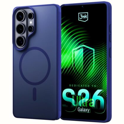 3MK Smoke Case Mag&Stand - θήκη για Samsung Galaxy S26 Ultra - Μπλε