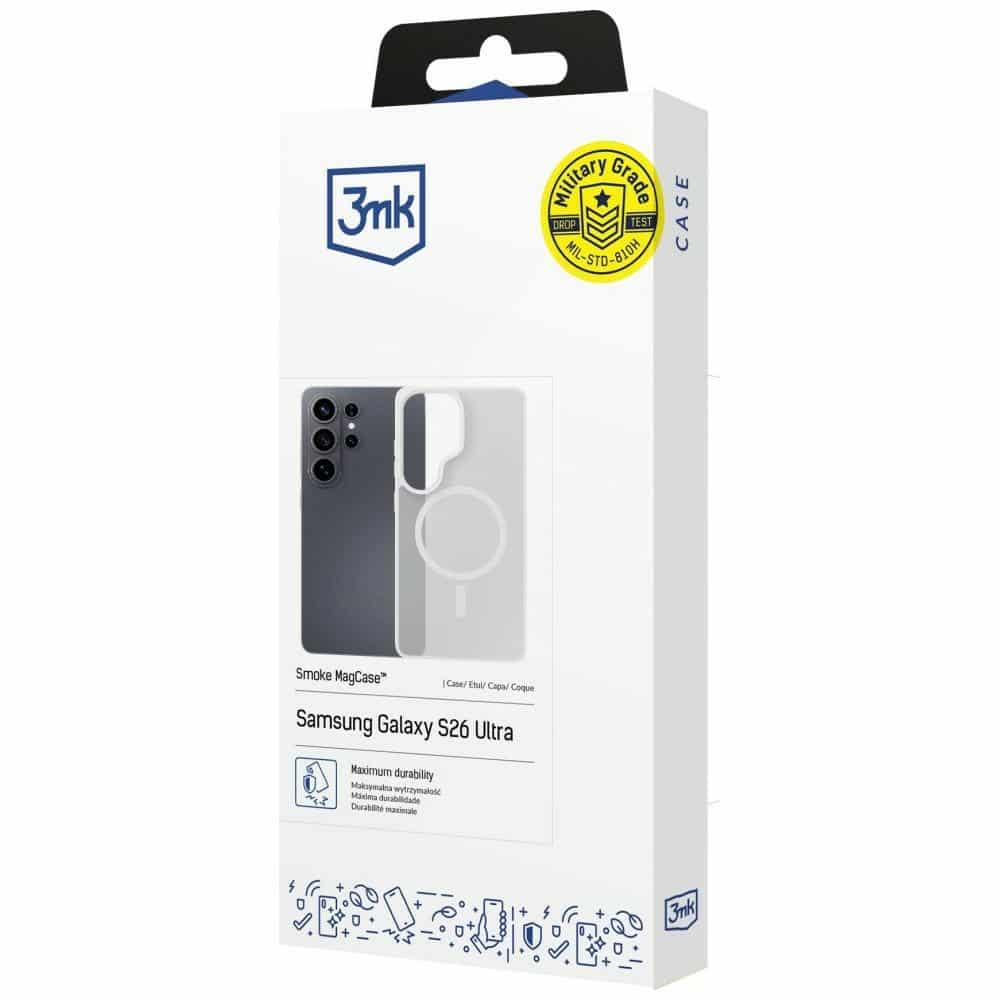 3MK Smoke Case Mag&Stand - θήκη για Samsung Galaxy S26 Ultra - Διάφανο - Image 6
