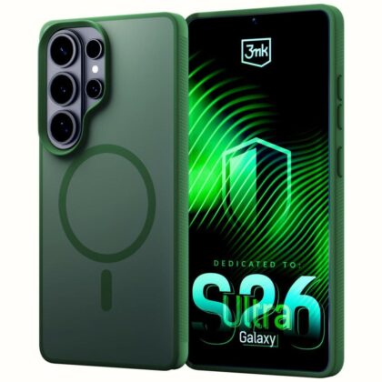 3MK Smoke Case Mag&Stand - θήκη για Samsung Galaxy S26 Ultra - Πράσινο