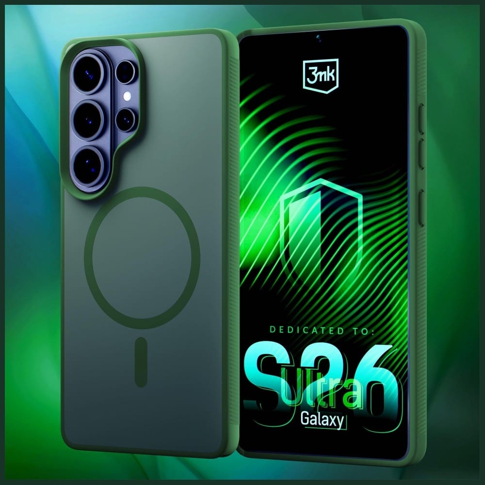 3MK Smoke Case Mag&Stand - θήκη για Samsung Galaxy S26 Ultra - Πράσινο - Image 8