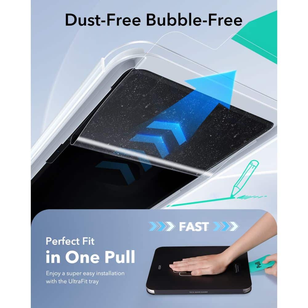 ESR Paper Feel - θήκη για Apple iPad Air 13 (2024) / (2025) (2026) - Διάφανο - Image 5