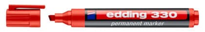 EDDING ανεξίτηλος μαρκαδόρος 330, 1-5mm, επαναγεμιζόμενος, κόκκινος