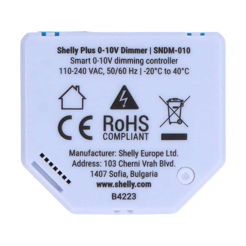 Ρυθμιστής φωτισμού Shelly Plus 0-10V, WiFi/Bluetooth - Image 4