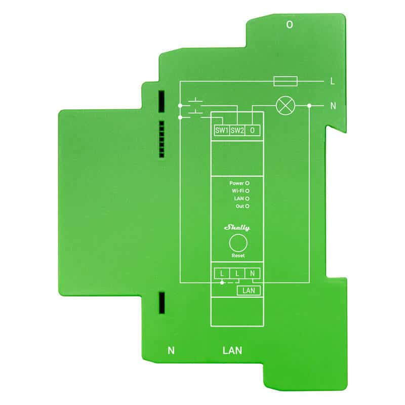 Shelly Pro Dimmer Έξυπνος διακόπτης ράγας 1 DIN, 1 κανάλι - Image 3