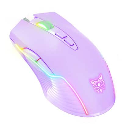 Ενσύρματο ποντίκι παιχνιδιών ONIKUMA RGB CW905 Μωβ
