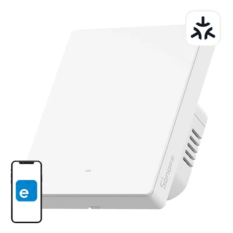 Matter SONOFF M5-1C-80W Έξυπνος διακόπτης τοίχου WiFi (1 κανάλι, για πλαίσιο) - Image 6