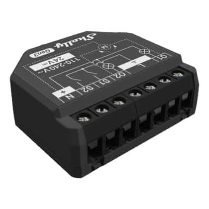 Ελεγκτής Shelly 2PM Gen3 2 καναλιών, WiFi/Bluetooth (μέτρηση ενέργειας)