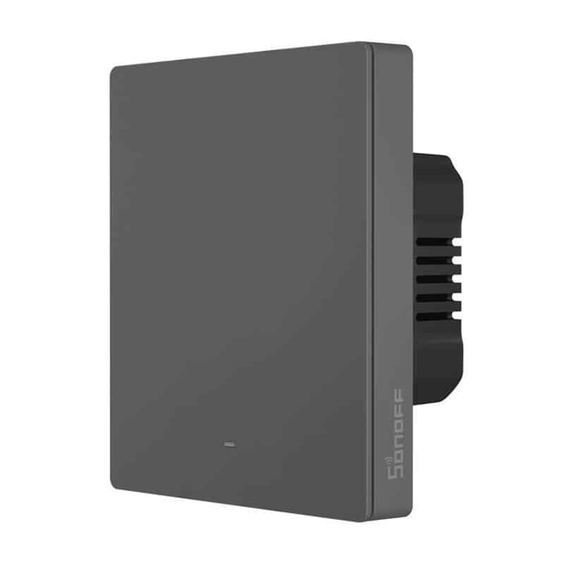Έξυπνος επιτοίχιος διακόπτης WiFi SONOFF M5-1C-80 (1 καναλιού, για πλαίσιο, γραφίτης) - Image 4