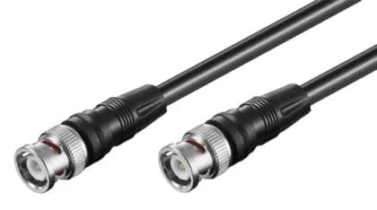 GOOBAY καλώδιο BNC 50272, RG58, 50 ohm, 1m, μαύρο