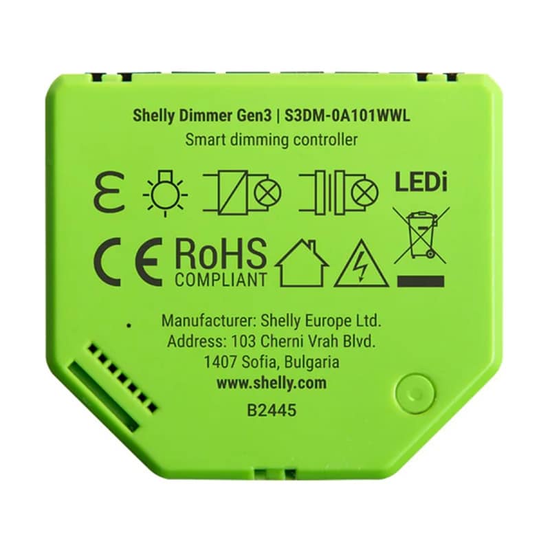 Shelly Dimmer Gen3 WiFi ελεγκτής φωτός - Image 3