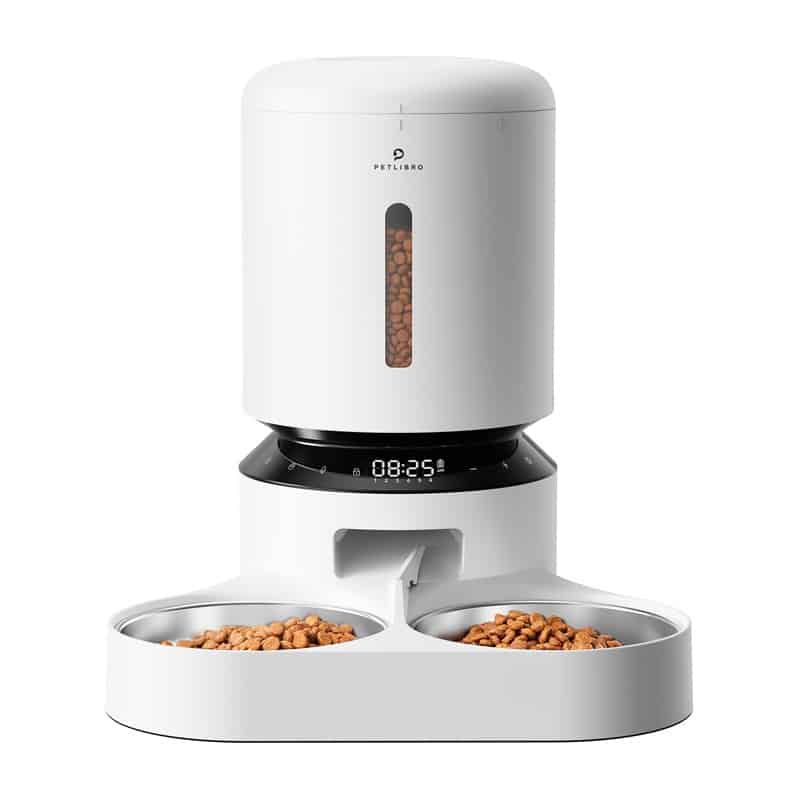 Petlibro Granary διανομέας τροφής με διπλό μπολ 5L (λευκό) - Image 2
