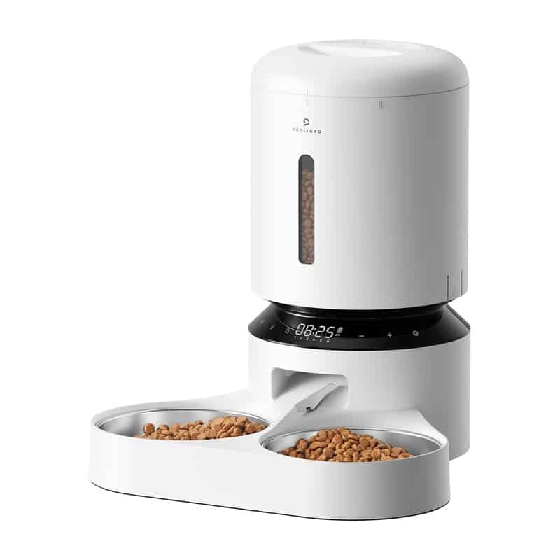 Petlibro Granary διανομέας τροφής με διπλό μπολ 5L (λευκό) - Image 3