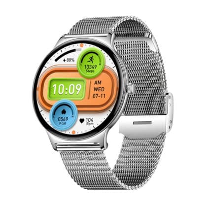Colmi V89 smartwatch (ατσάλινο ασημί)