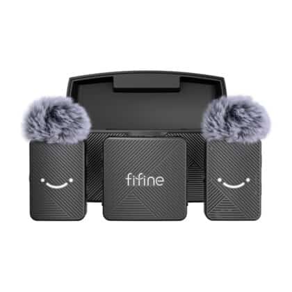 Σετ μικροφώνου γραβάτας Fifine M9 (μαύρο)
