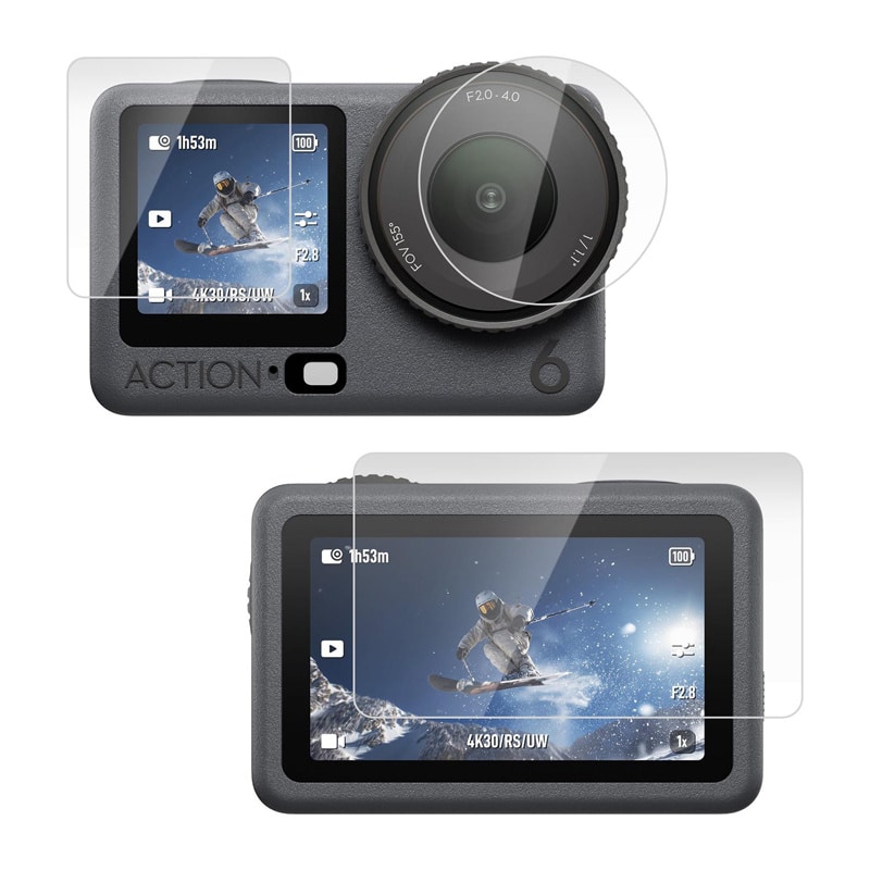 Σετ γυαλιού Puluz για DJI Osmo Action 6 (3 τεμάχια). - Image 2