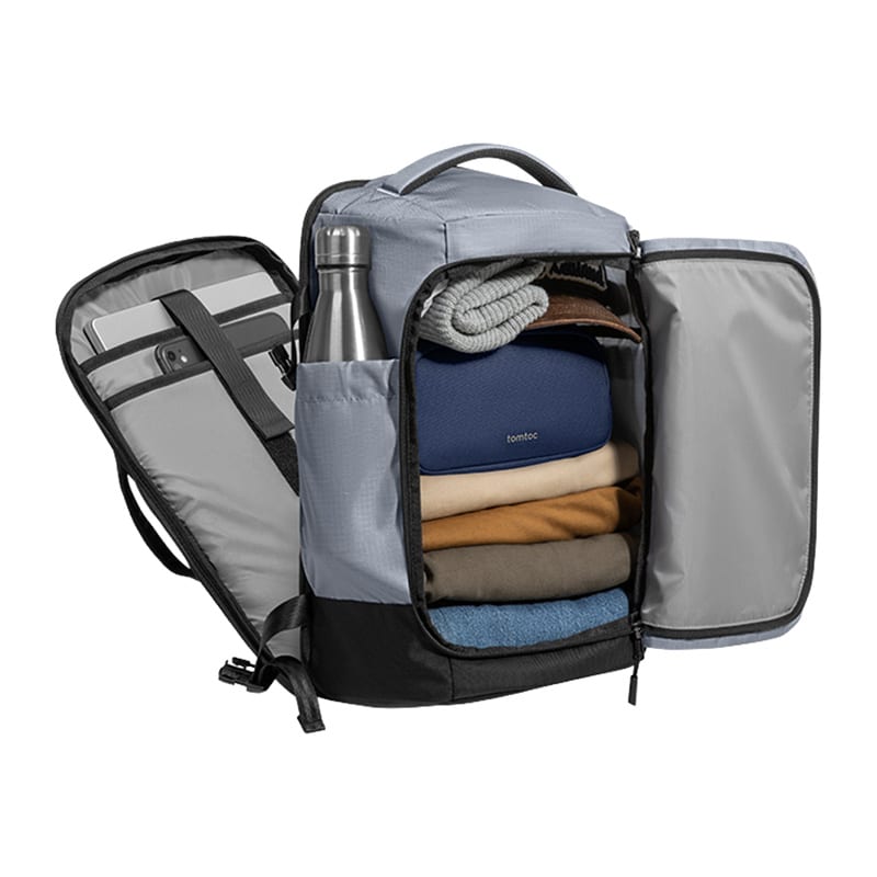 Navigator-T66 Liteway Travel Backpack 28L 15,6"(Ανοιχτό γκρι) - Image 5