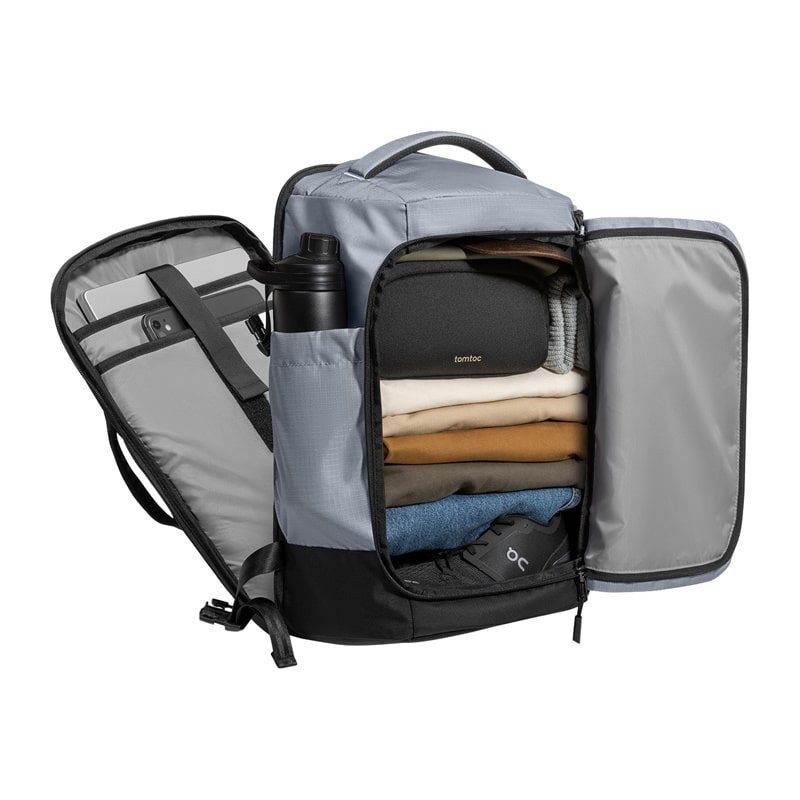 Tomtoc Navigator-T66 Liteway Travel Backpack, 17"/40L (γκρι) - Image 2