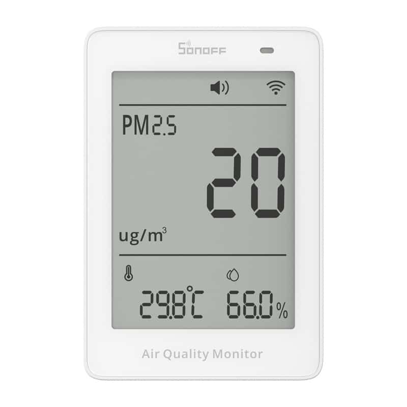 Sonoff AirGuard PM2.5 SAWF-07P WiFi LCD Οθόνη παρακολούθησης ποιότητας αέρα - Image 2