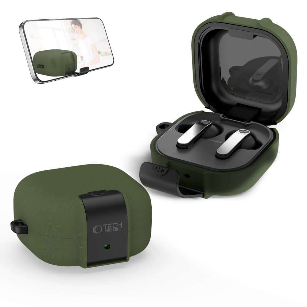 TECH-PROTECT SLIM HOOK SAMSUNG GALAXY BUDS 4 / 4 PRO ΛΑΔΙ ΠΡΑΣΙΝΟ - Image 4
