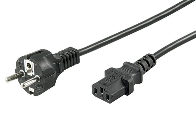 GOOBAY καλώδιο τροφοδοσίας 68605, 0.75mm², 1.5m, μαύρο - Image 2