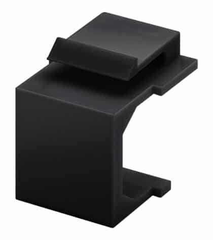 GOOBAY κάλυμμα προστασίας για θύρα Keystone 79990, μαύρο, 4τμχ