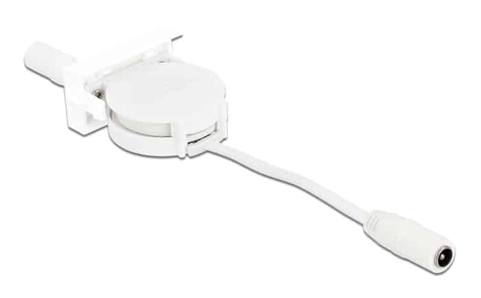 DELOCK module καλώδιο τροφοδοσίας Easy 45 81376, ανασυρόμενο 50cm, λευκό - Image 3