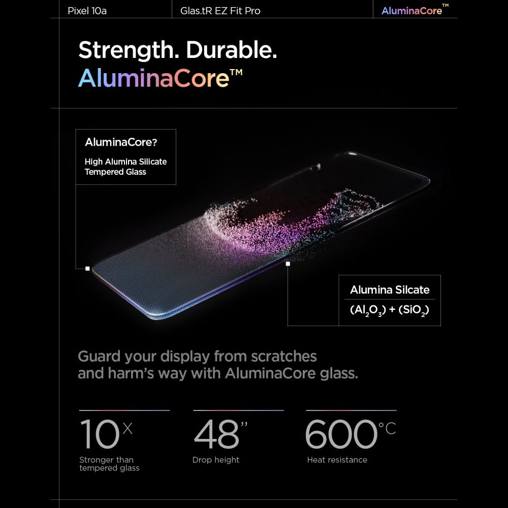 Spigen Glas.tR EZ Fit Pro - θήκη για Google Pixel 10a - Διάφανο - Image 8
