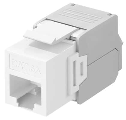 Μονάδα GOOBAY Keystone RJ45 CAT 6A 90867, UTP, λευκό