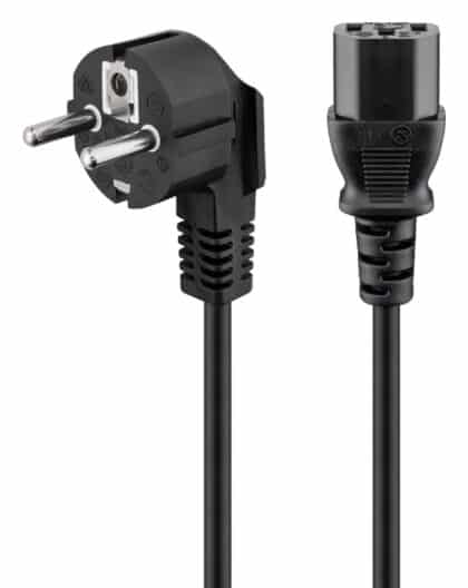 GOOBAY καλώδιο τροφοδοσίας 95142, 3G 1.00mm², 3m, μαύρο