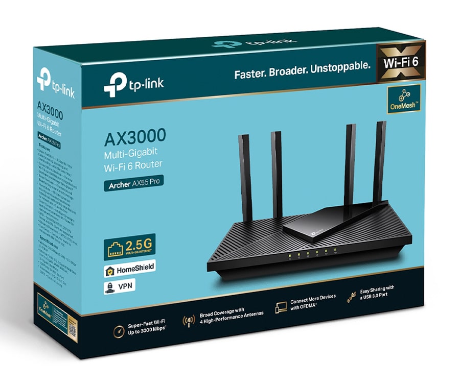 WIRELESS ROUTER TP-LINK Archer AX55 PRO - Image 8