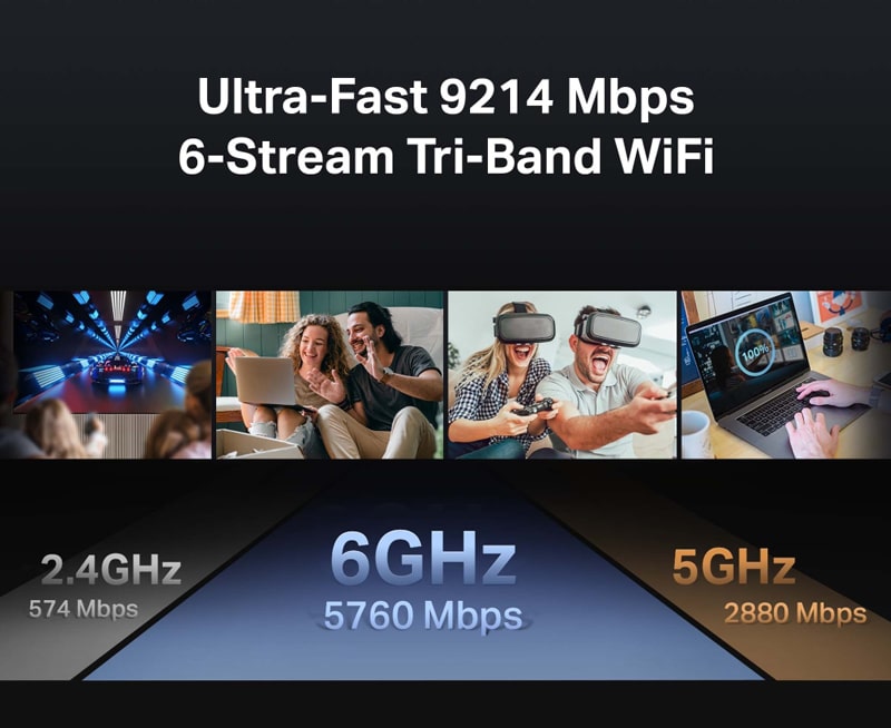 Δρομολογητής TP-LINK Archer BE550, WiFi 7, 9214Mbps BE9300, Tri-Band, Έκδ. 1.0 - Image 4