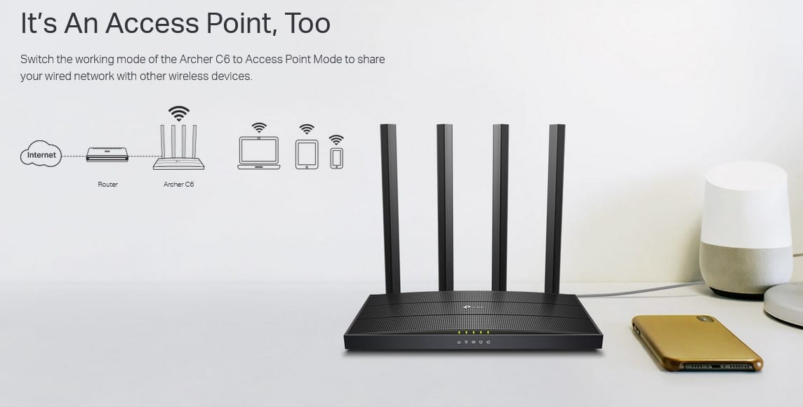 WIRELESS ROUTER TP-LINK Archer C6 - Image 3