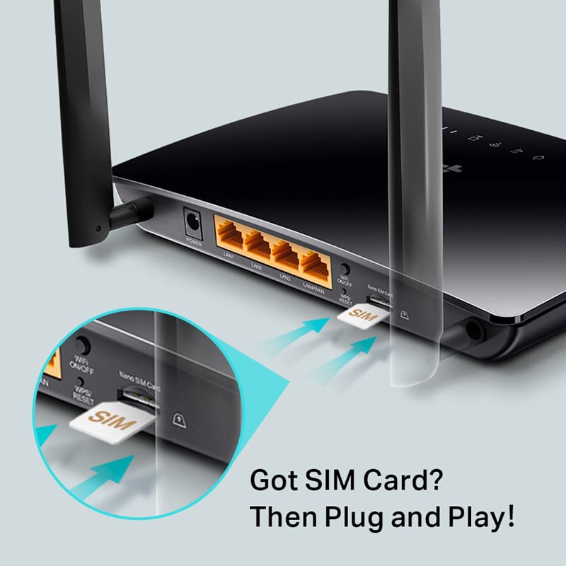 Δρομολογητής TP-LINK Archer MR200, 4G LTE, Wi-Fi 750Mbps AC750, Έκδ. 5.2 - Image 2